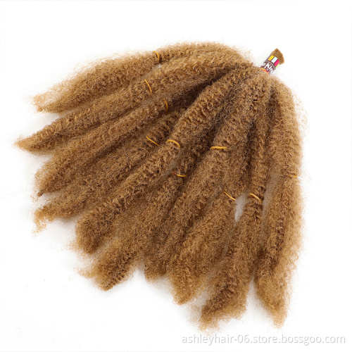 24 Inch Kanekalon Marley Braid Premium Fiber Afro Kinky Bulk Synthetic Hair